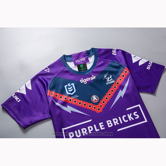 Melbourne Storm Rugby Jersey 2019 Commemorative